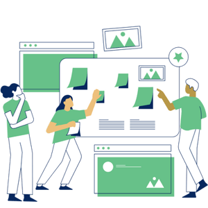 Skill-Dev Team working together on a project
